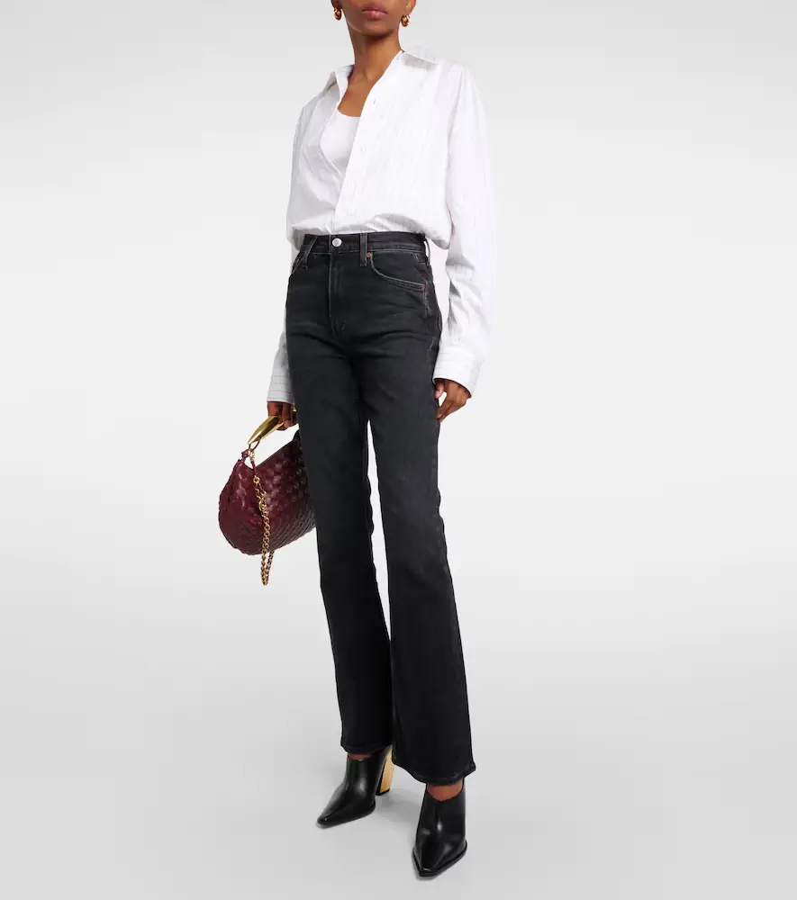 AGOLDE Nico high-rise bootcut jeans | Thumbnail 7