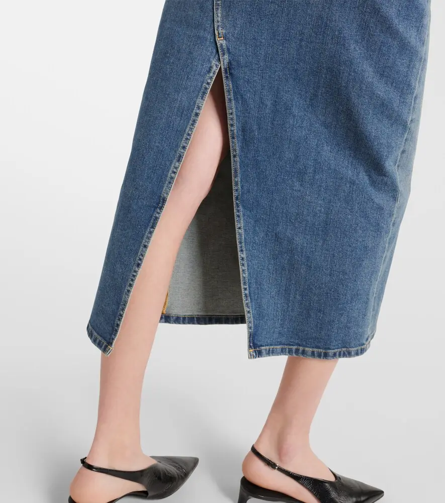 Altuzarra High-rise denim midi skirt | Thumbnail 6 Altuzarra High-rise denim midi skirt | Thumbnail 6