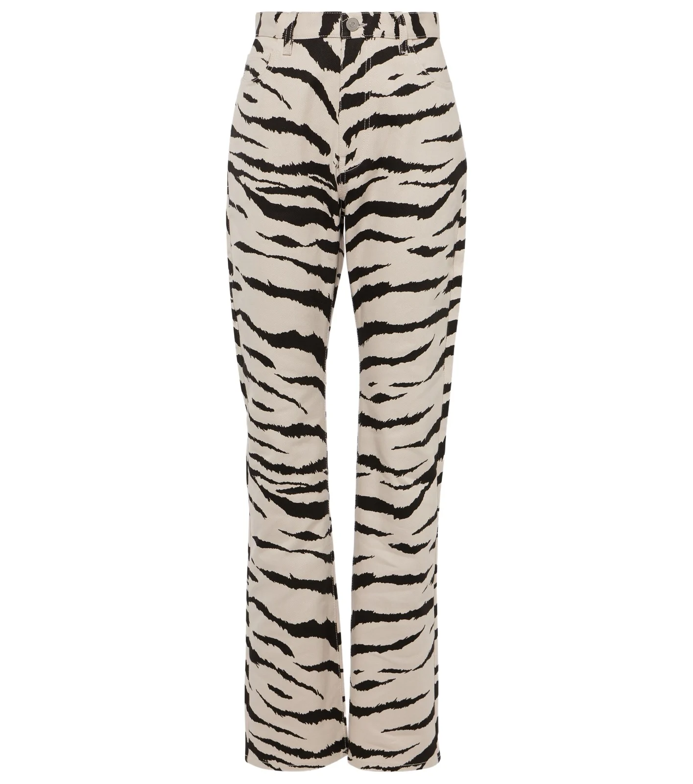 ALAÏA ALAÏA Zebra-print jeans