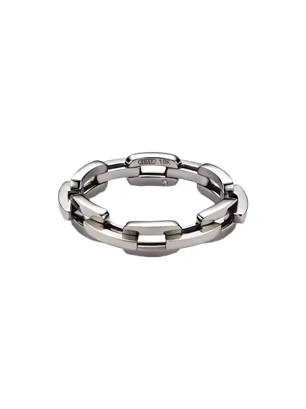 SHAY JEWELRY Deco Mini 18kt white gold ring
