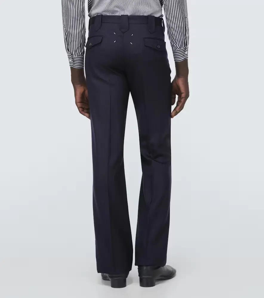 Maison Margiela Herringbone wool straight pants | Thumbnail 2 Maison Margiela Herringbone wool straight pants | Thumbnail 2