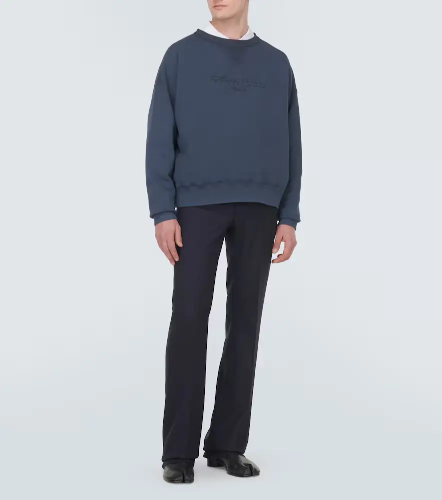 Maison Margiela Logo cotton jersey sweatshirt | Thumbnail 2 Maison Margiela Logo cotton jersey sweatshirt | Thumbnail 2