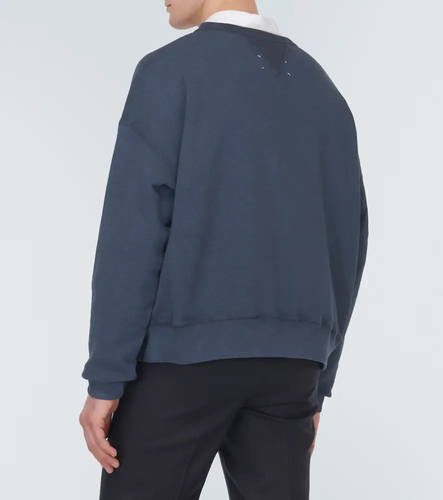 Maison Margiela Logo cotton jersey sweatshirt | Thumbnail 3 Maison Margiela Logo cotton jersey sweatshirt | Thumbnail 3