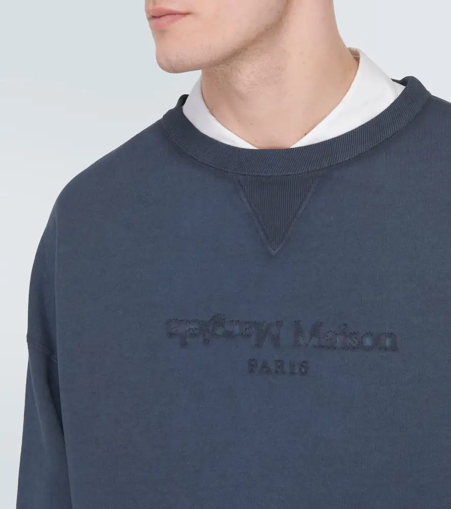 Maison Margiela Logo cotton jersey sweatshirt | Thumbnail 5 Maison Margiela Logo cotton jersey sweatshirt | Thumbnail 5