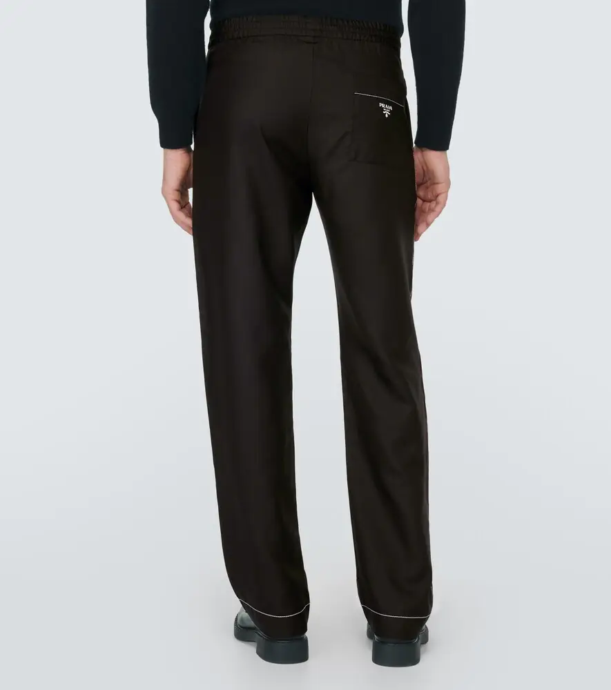 Prada Silk straight pants | Thumbnail 6 Prada Silk straight pants | Thumbnail 6