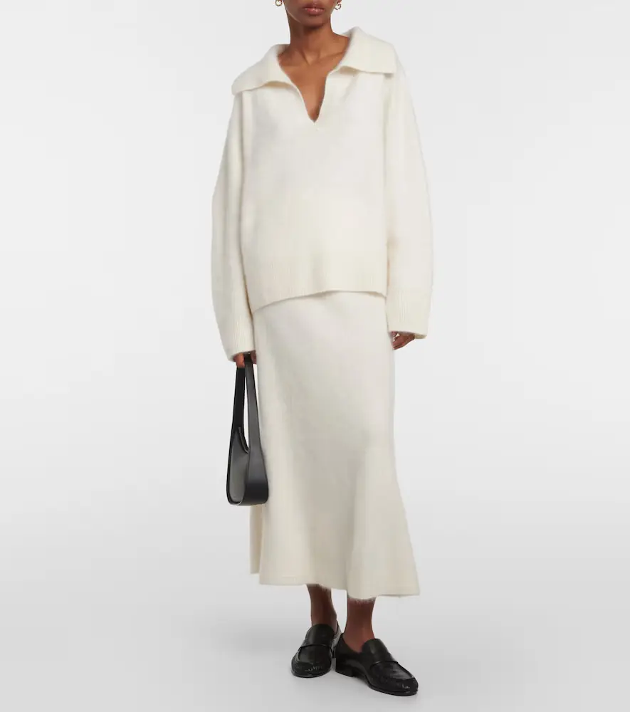 Lisa Yang Kerry brushed cashmere sweater | Thumbnail 5