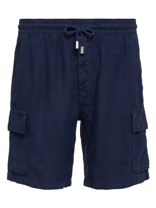 Baie linen Bermuda shorts Baie linen Bermuda shorts