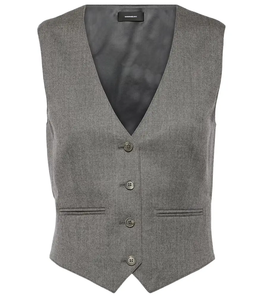Wardrobe.NYC Wardrobe. NYC Single-breasted vest | Image 1 Wardrobe.NYC Wardrobe. NYC Single-breasted vest | Image 1