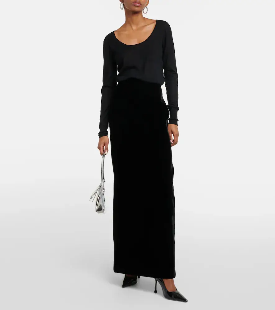 Wardrobe.NYC Wardrobe. NYC Velvet maxi skirt | Thumbnail 2 Wardrobe.NYC Wardrobe. NYC Velvet maxi skirt | Thumbnail 2