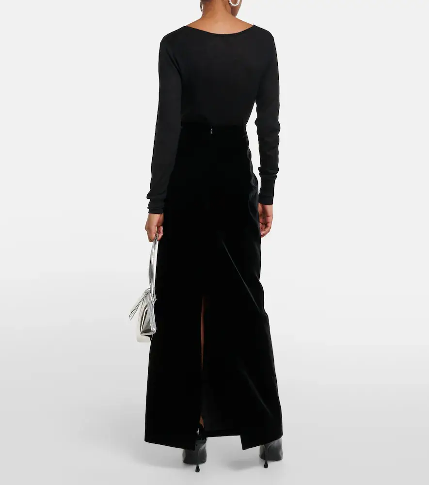 Wardrobe.NYC Wardrobe. NYC Velvet maxi skirt | Thumbnail 4 Wardrobe.NYC Wardrobe. NYC Velvet maxi skirt | Thumbnail 4