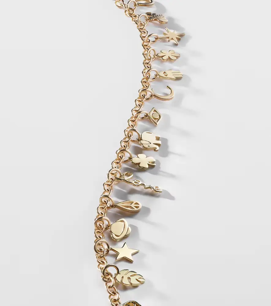 Sydney Evan 14kt gold charm bracelet | Thumbnail 2