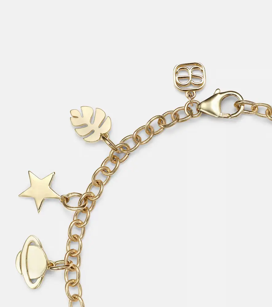 Sydney Evan 14kt gold charm bracelet | Thumbnail 4