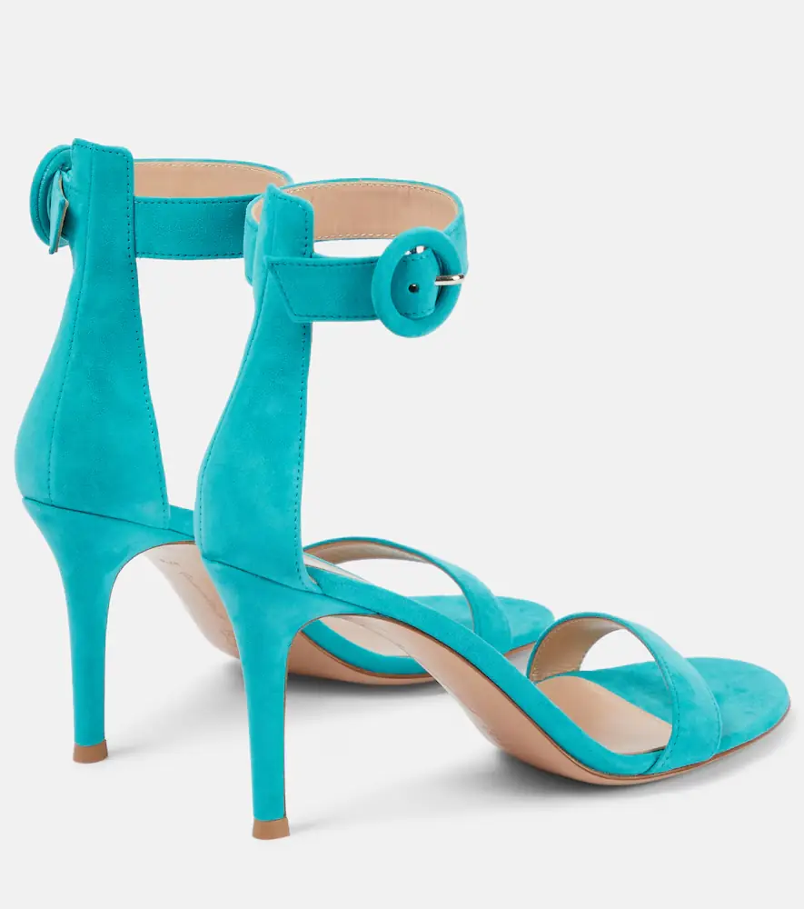 Gianvito Rossi Portofino 85 suede sandals | Thumbnail 4