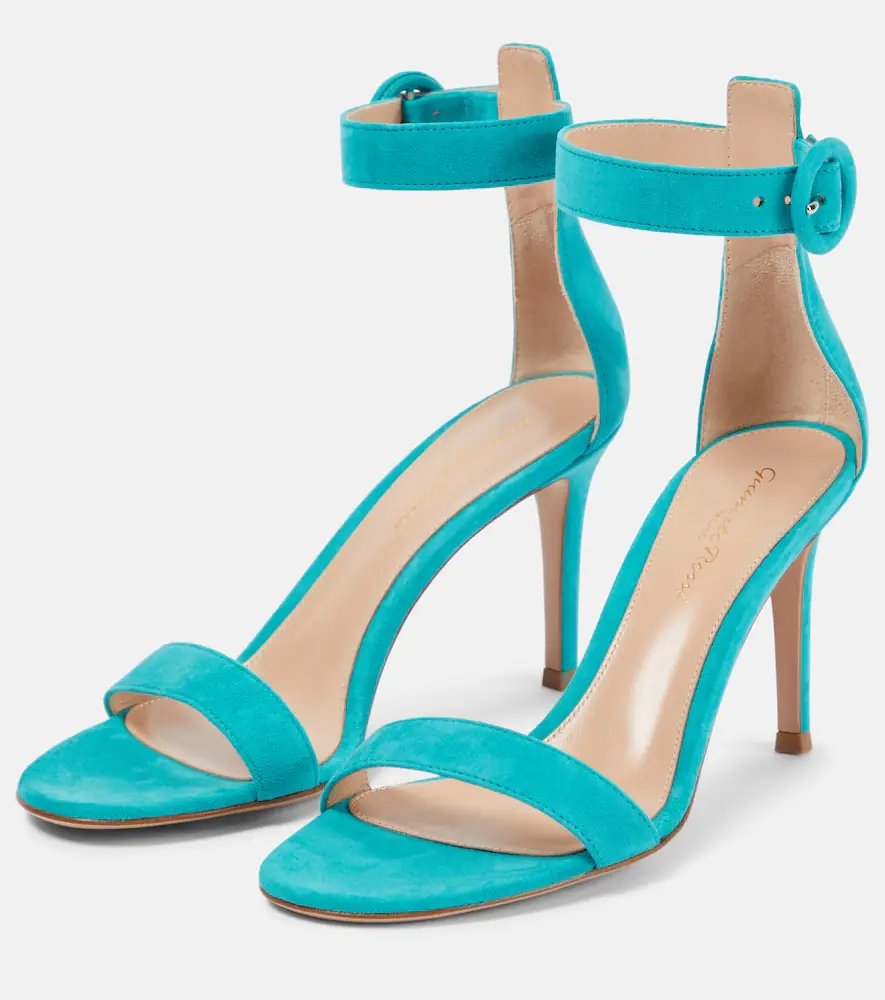 Gianvito Rossi Portofino 85 suede sandals | Thumbnail 6