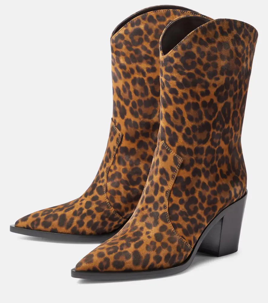 Gianvito Rossi Denver leopard-print leather boots | Thumbnail 4
