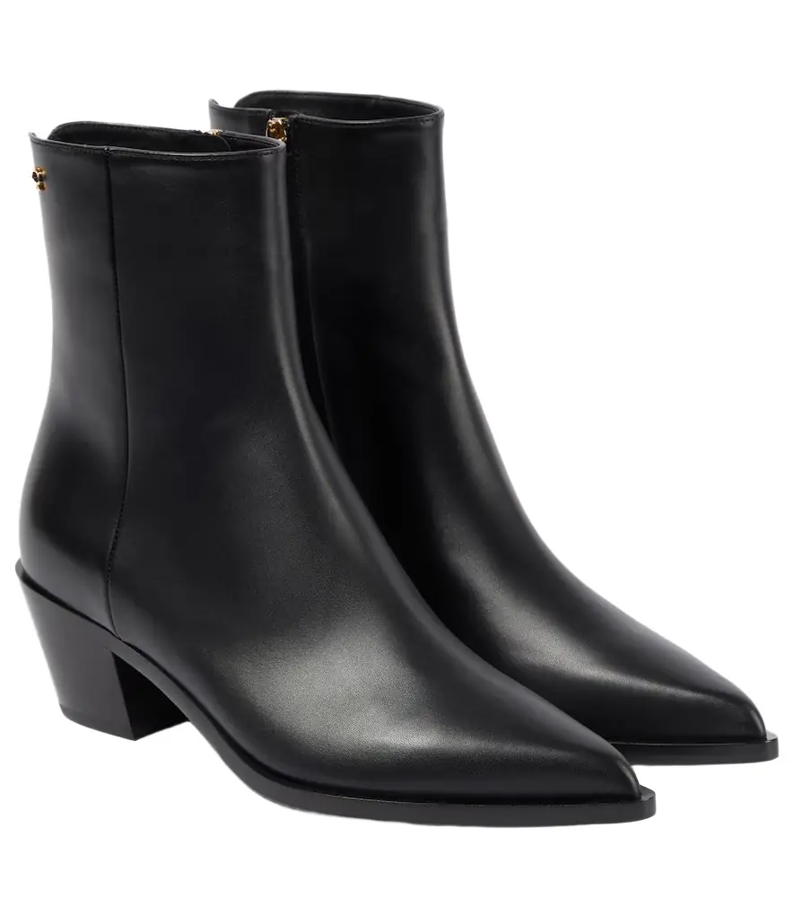 Gianvito Rossi Kinney leather ankle boots