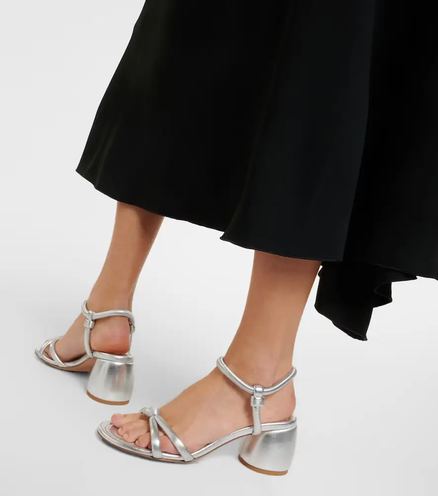 Gianvito Rossi Cassis metallic leather sandals | Thumbnail 3