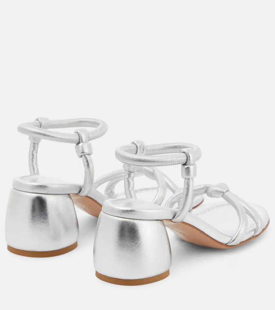 Gianvito Rossi Cassis metallic leather sandals | Thumbnail 4