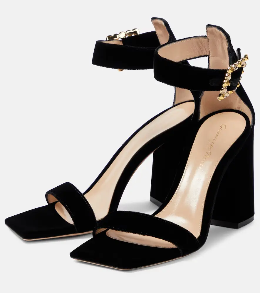 Gianvito Rossi Wondy velvet sandals | Thumbnail 2