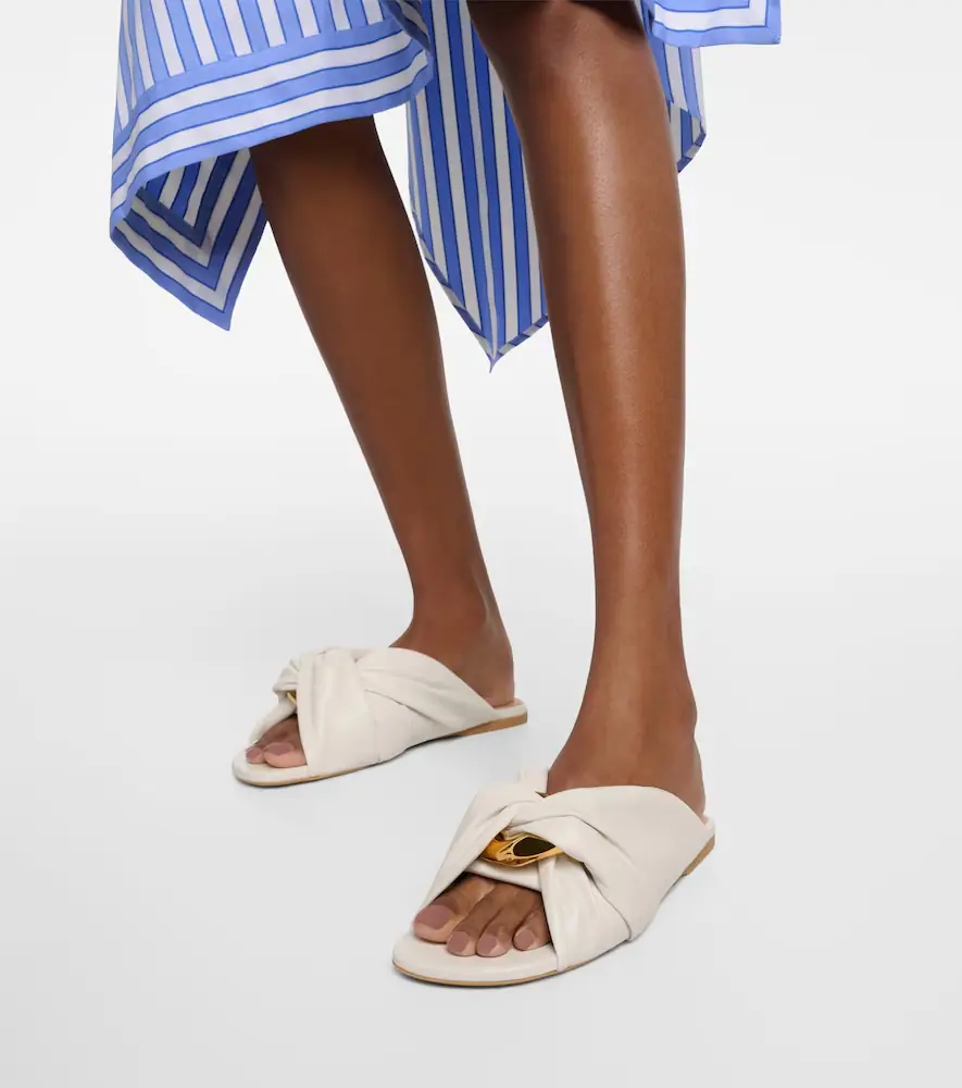 JW Anderson Corner leather slides | Thumbnail 2 JW Anderson Corner leather slides | Thumbnail 2