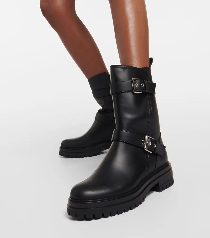 Gianvito Rossi Thiago leather ankle boots | Thumbnail 5
