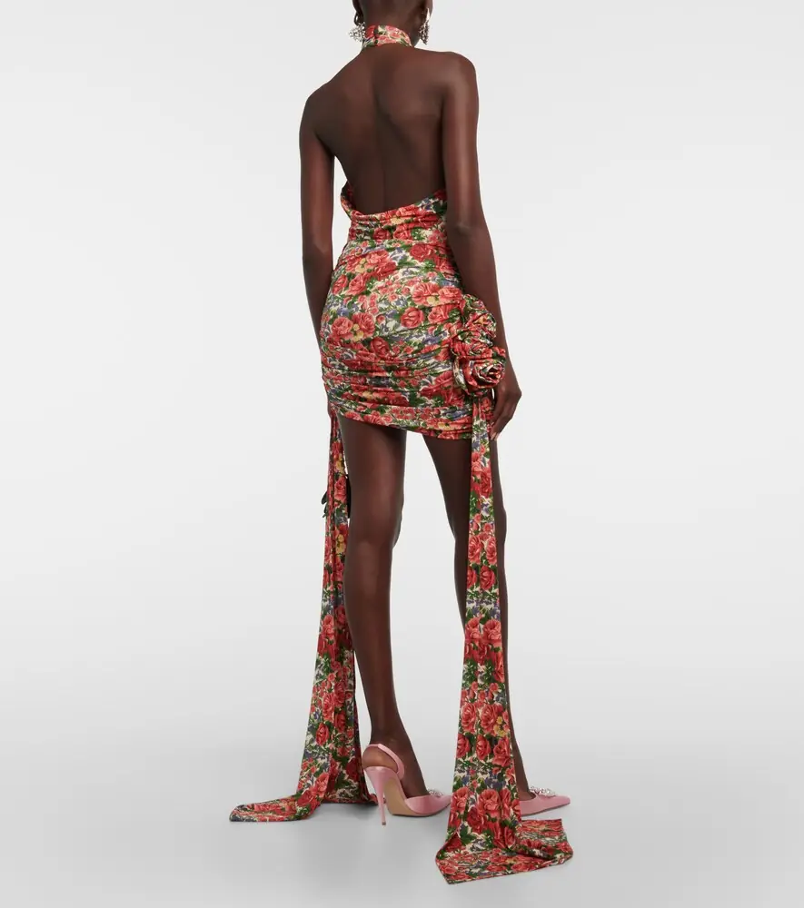 Magda Butrym Floral draped miniskirt | Thumbnail 4