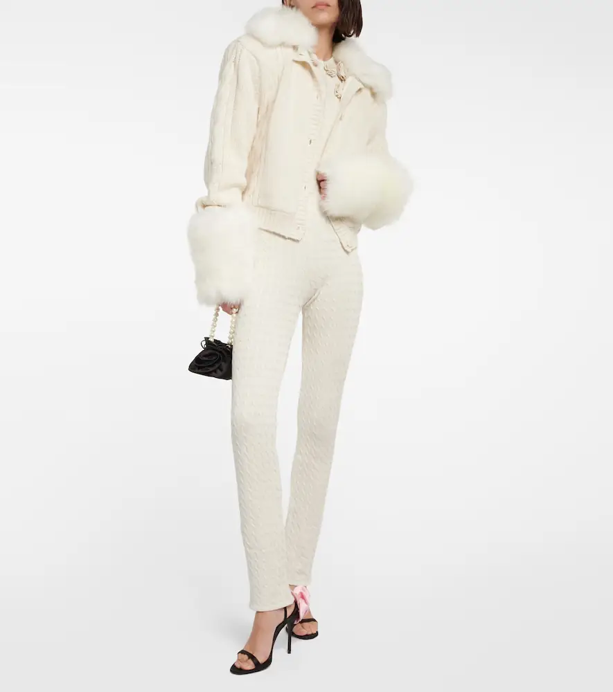 Magda Butrym Cable-knit silk jumpsuit | Thumbnail 3 Magda Butrym Cable-knit silk jumpsuit | Thumbnail 3