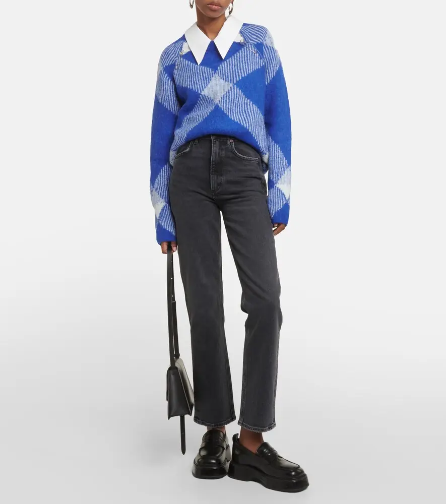 AGOLDE Stovepipe high-rise slim jeans | Thumbnail 3