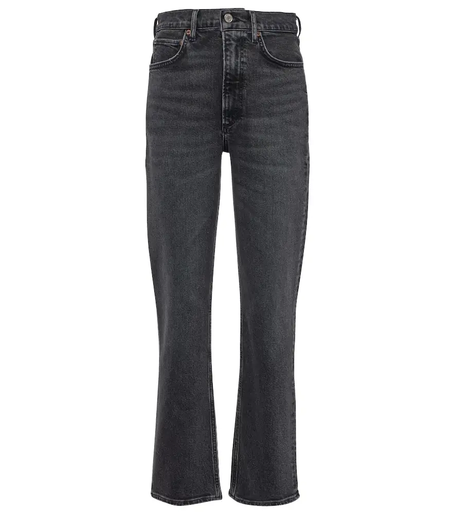 AGOLDE Stovepipe high-rise slim jeans