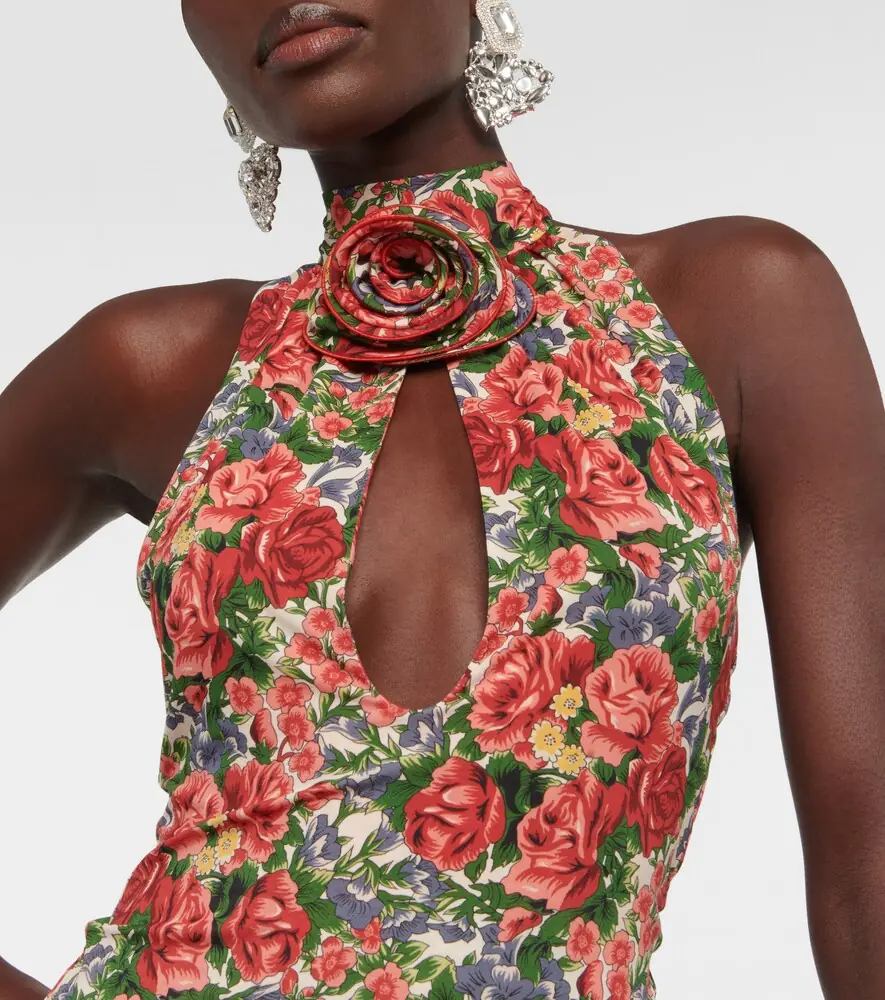 Magda Butrym Floral halterneck top | Thumbnail 3 Magda Butrym Floral halterneck top | Thumbnail 3