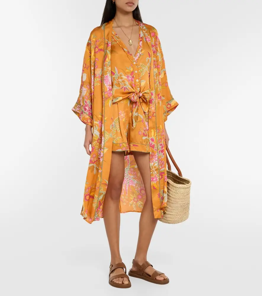 Poupette St Barth Isabelle floral high-rise shorts | Thumbnail 3