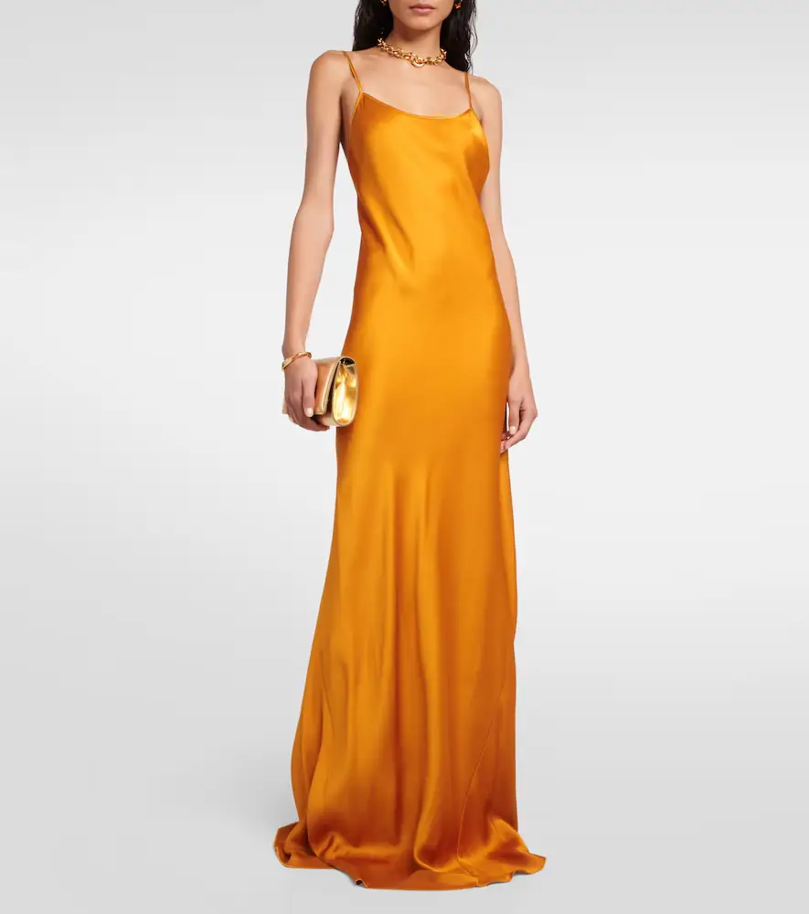 Victoria Beckham Cami satin gown | Thumbnail 2
