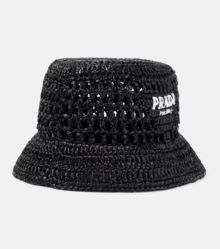 Prada Logo bucket hat | Thumbnail 4