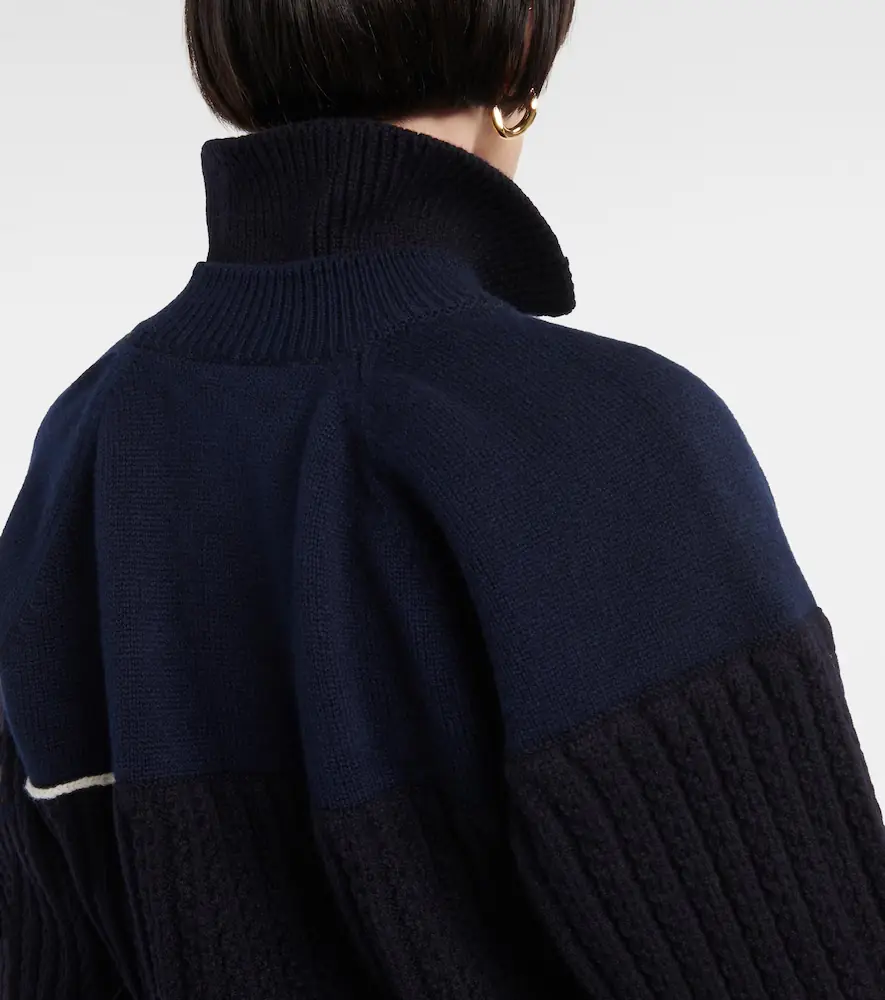 Victoria Beckham Double-collar wool sweater | Thumbnail 4