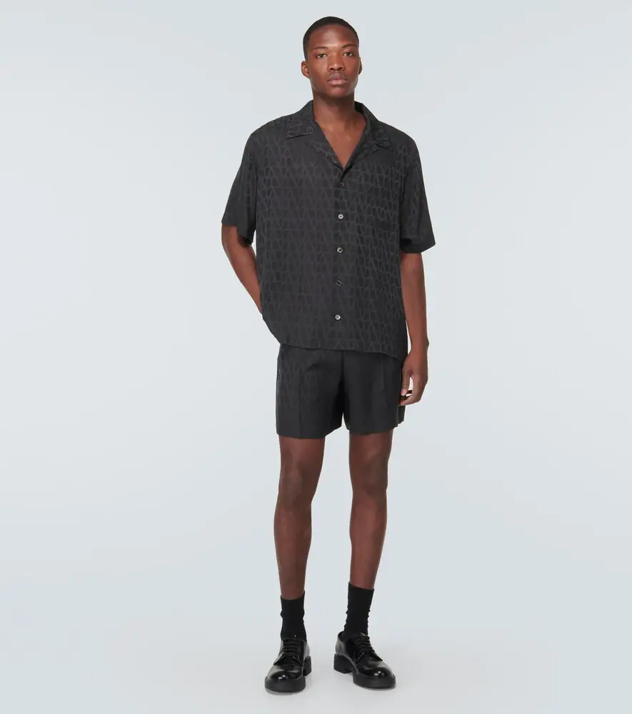 Valentino Garavani Toile Iconographe silk shorts | Thumbnail 4 Valentino Garavani Toile Iconographe silk shorts | Thumbnail 4