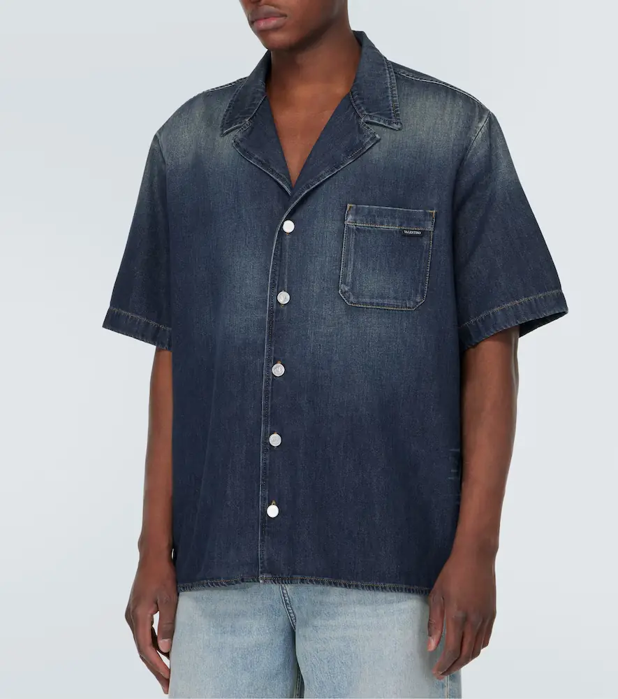Valentino Garavani Chambray bowling shirt | Thumbnail 2