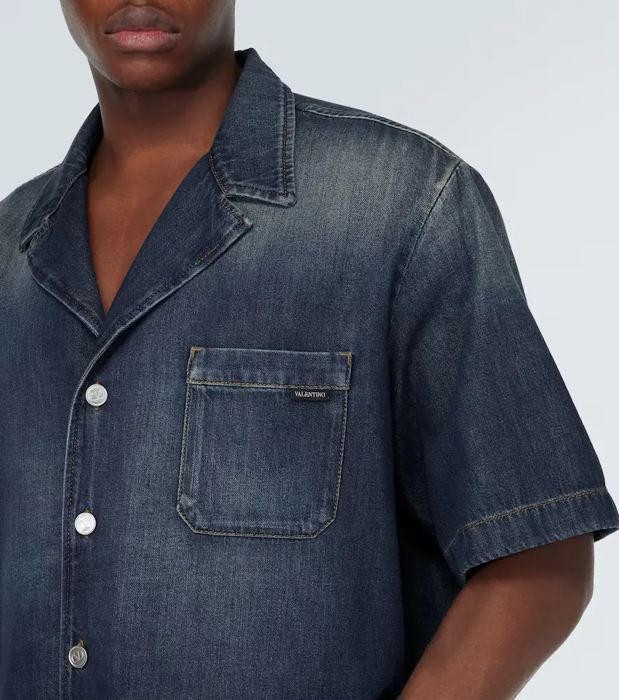 Valentino Garavani Chambray bowling shirt | Thumbnail 3
