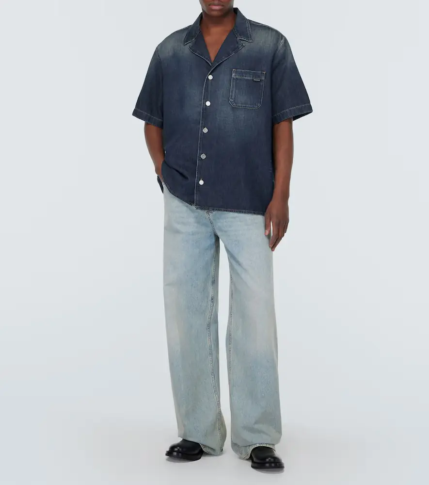 Valentino Garavani Chambray bowling shirt | Thumbnail 5