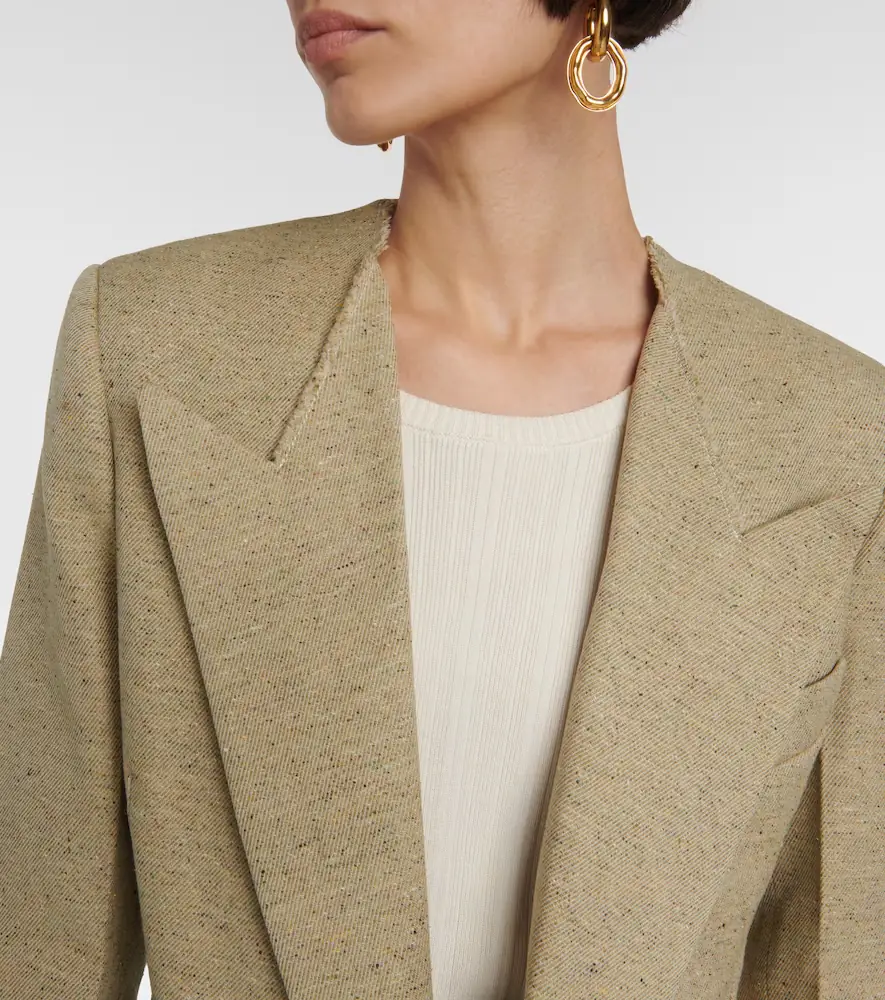 Victoria Beckham Single-breasted wool-blend blazer | Thumbnail 2 Victoria Beckham Single-breasted wool-blend blazer | Thumbnail 2