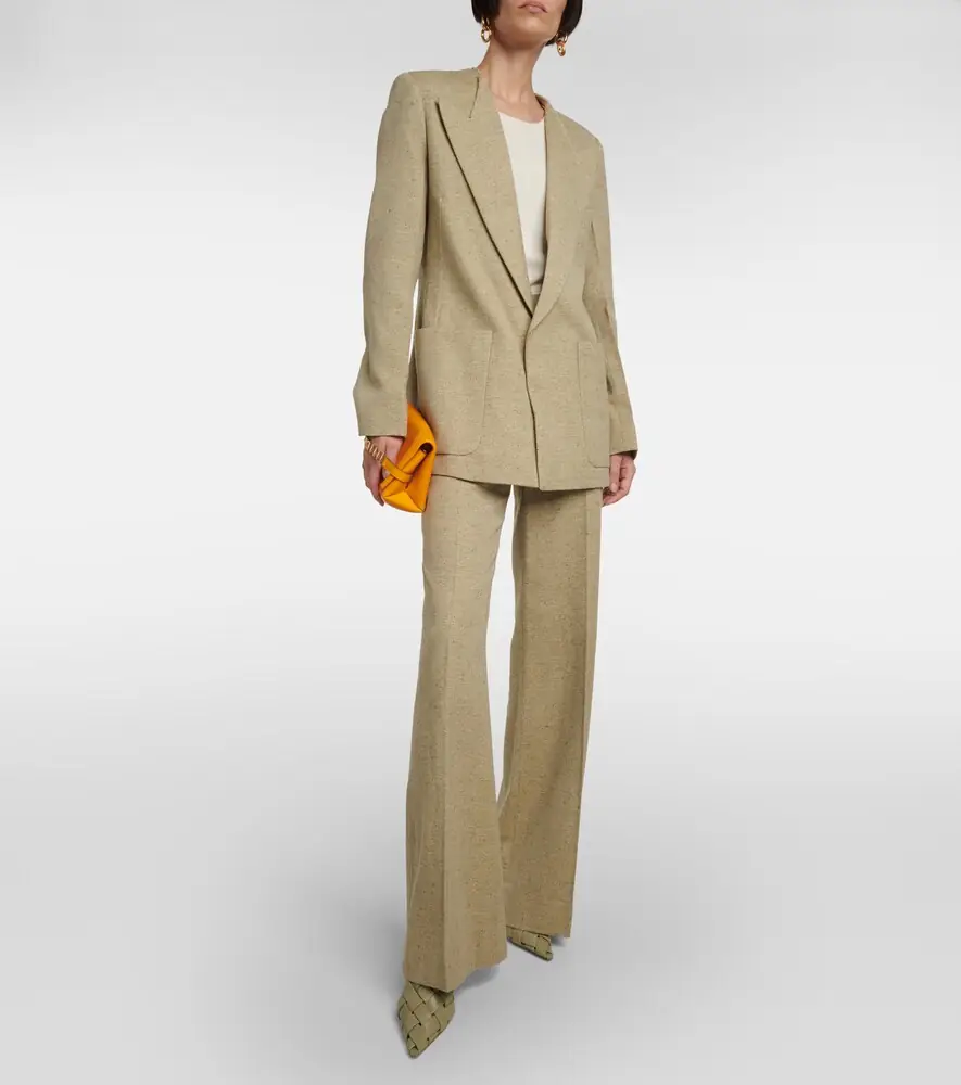 Victoria Beckham Single-breasted wool-blend blazer | Thumbnail 5 Victoria Beckham Single-breasted wool-blend blazer | Thumbnail 5