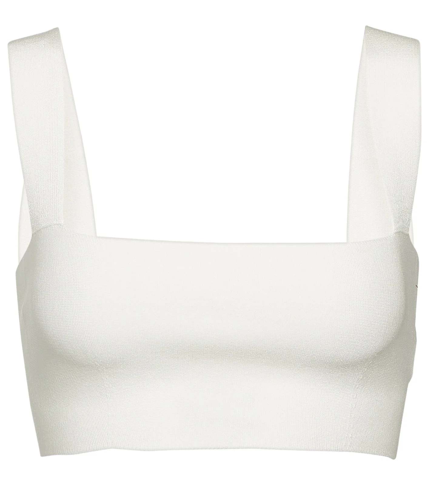 Square-neck cropped top