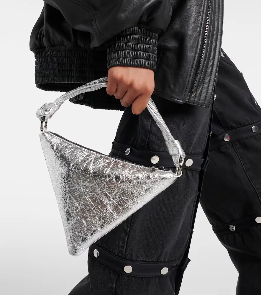 Amina Muaddi Cameron Mini leather shoulder bag | Thumbnail 3 Amina Muaddi Cameron Mini leather shoulder bag | Thumbnail 3