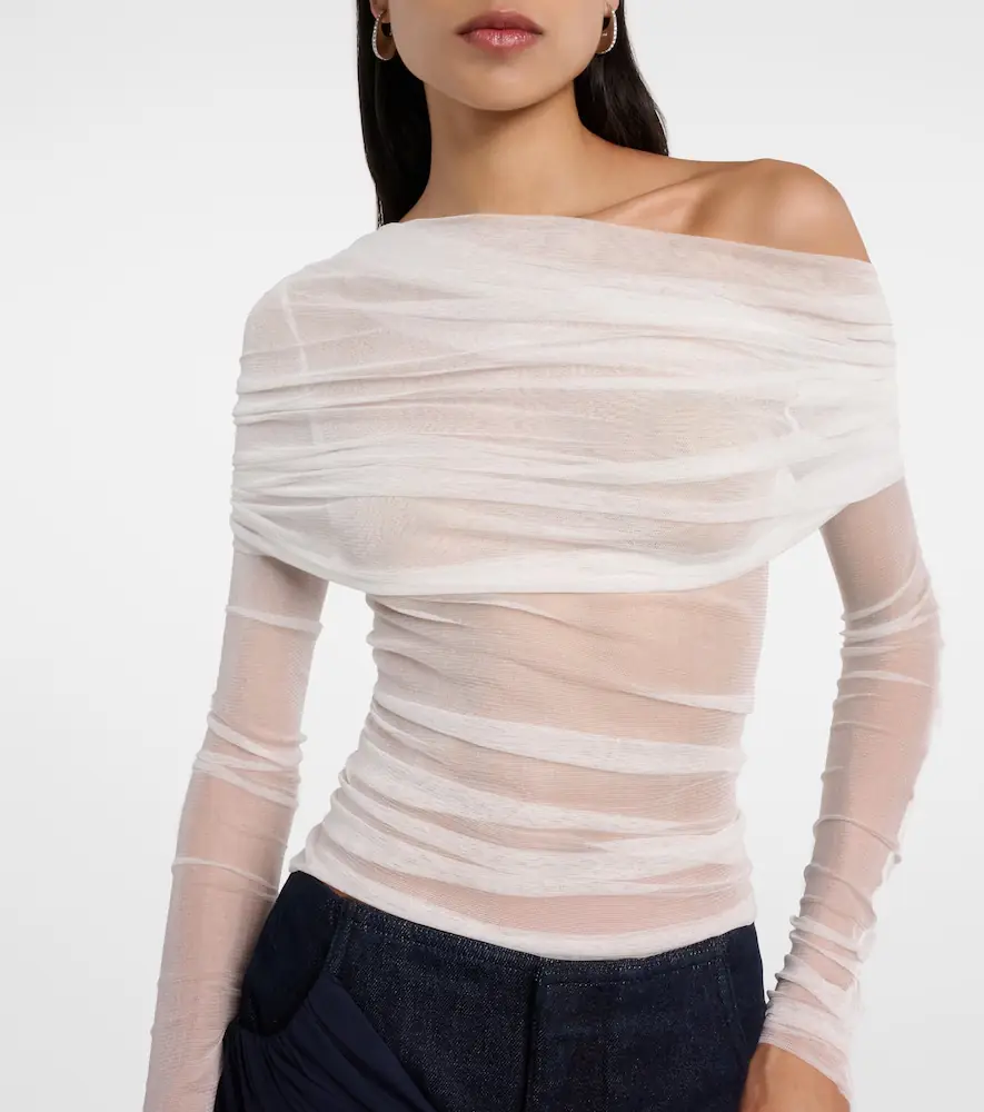 Christopher Esber Draped silk top | Thumbnail 2