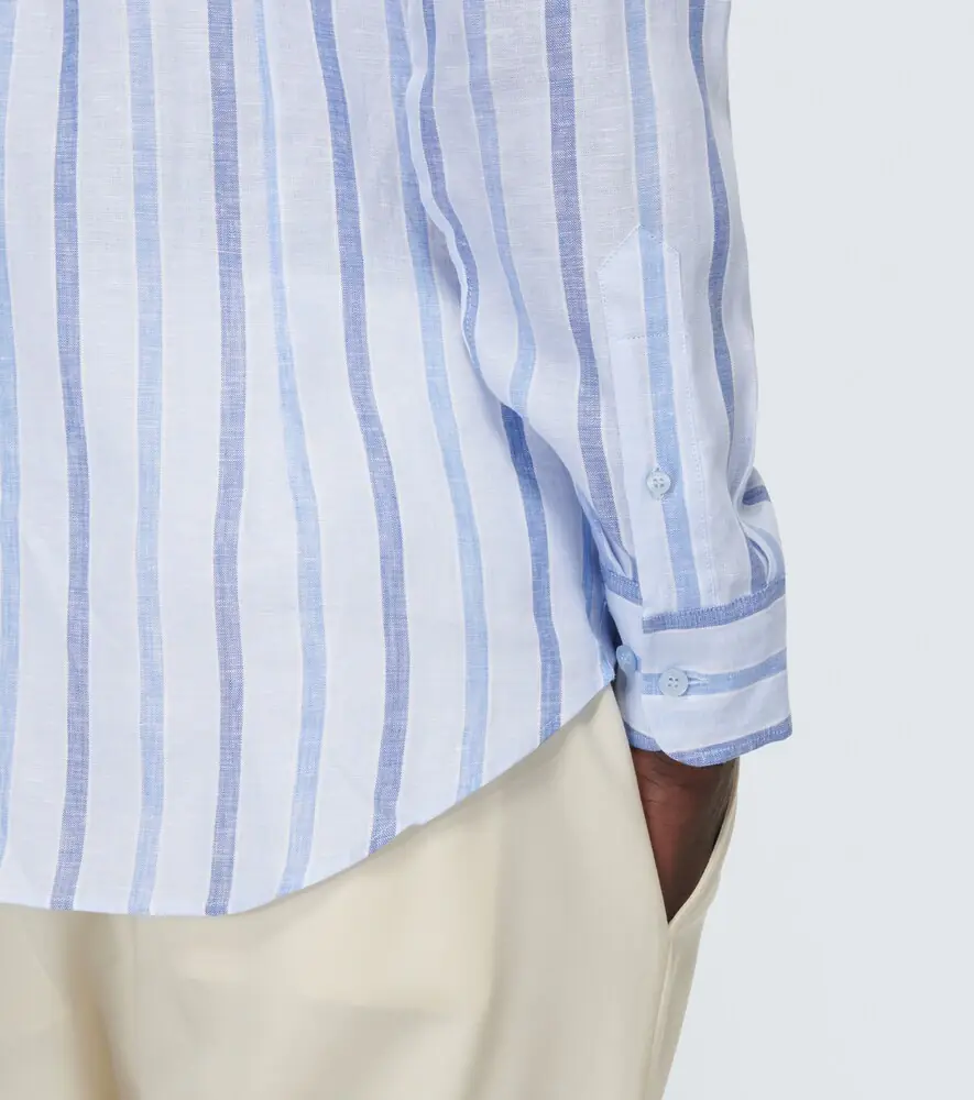 Etro Striped linen shirt | Thumbnail 4