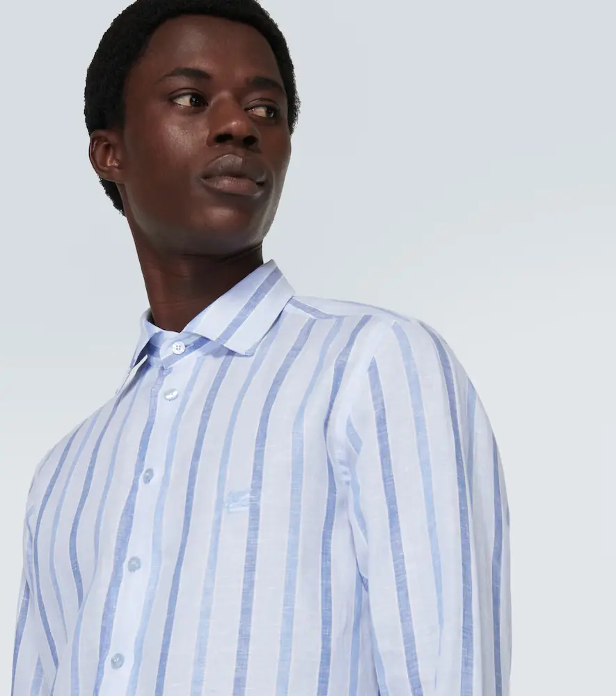 Etro Striped linen shirt | Thumbnail 5