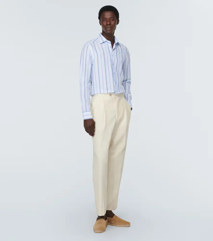 Etro Striped linen shirt | Thumbnail 6
