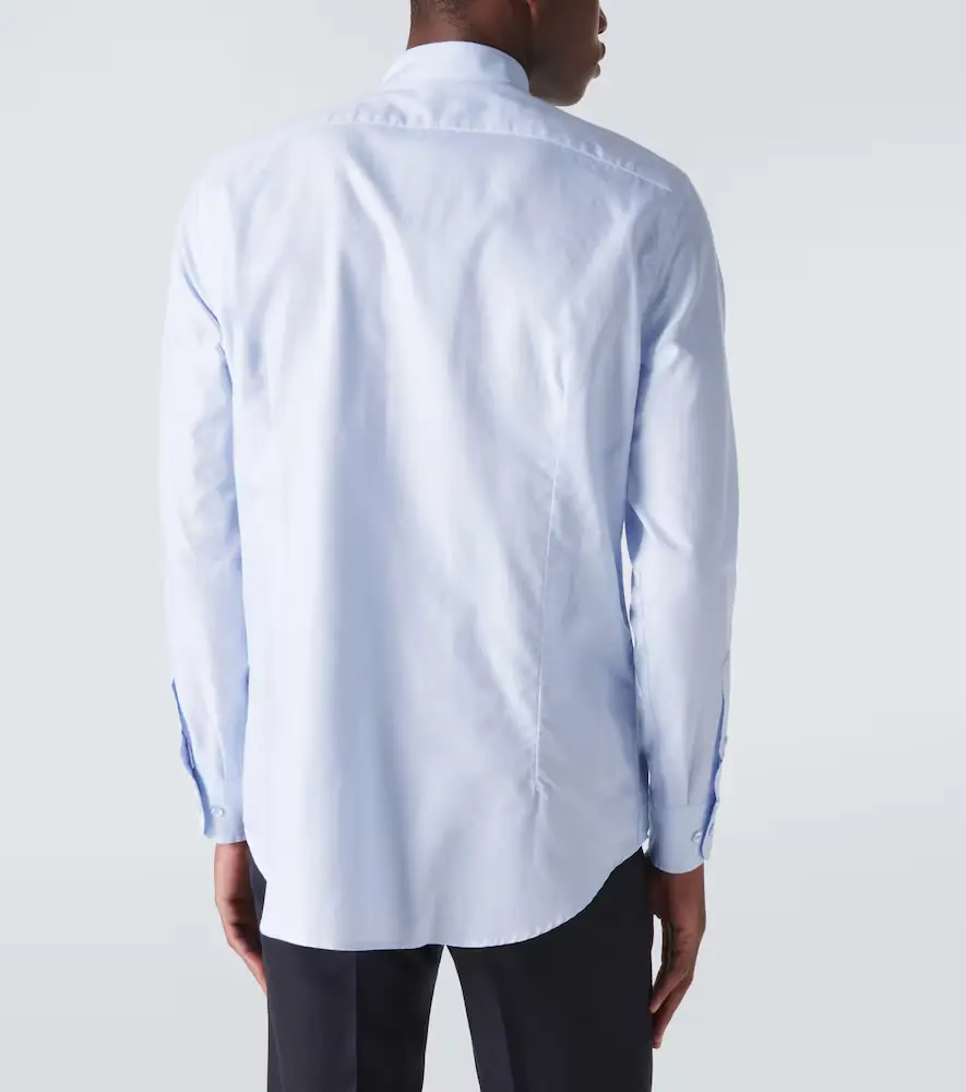 Etro Logo cotton Oxford shirt | Thumbnail 4