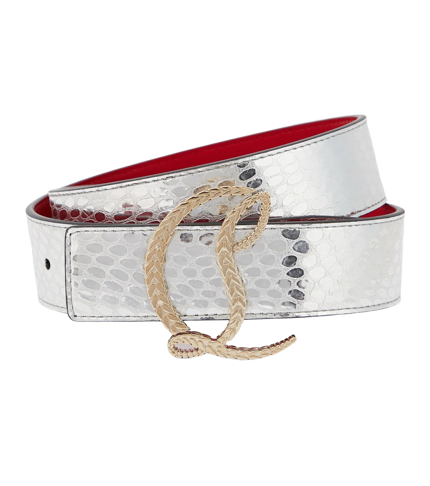 CL 35mm metallic leather belt CL 35mm metallic leather belt