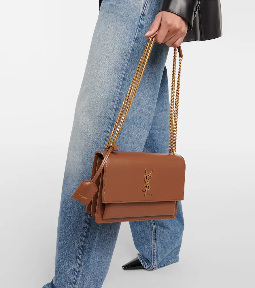 Saint Laurent Sunset Medium leather shoulder bag | Thumbnail 4 Saint Laurent Sunset Medium leather shoulder bag | Thumbnail 4