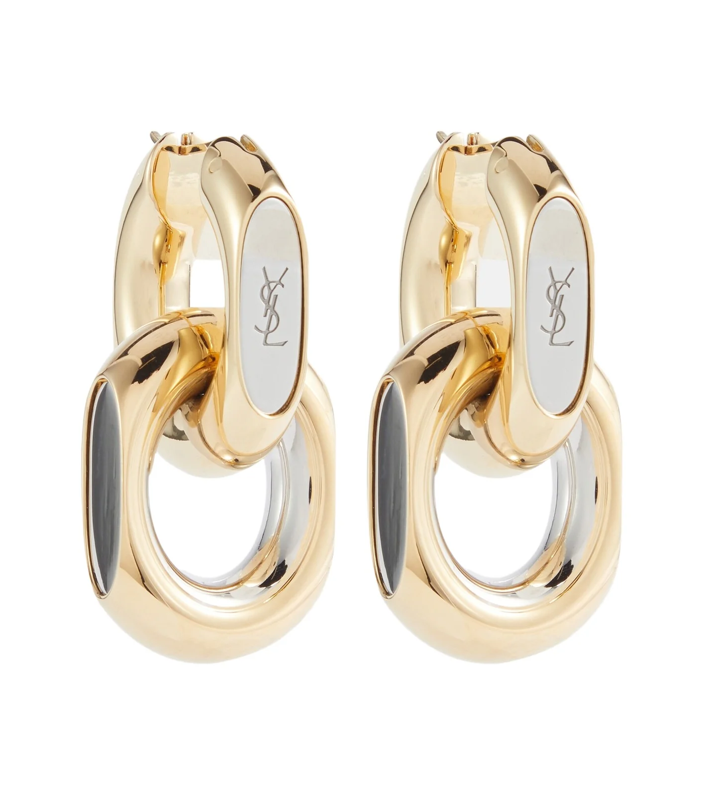 Saint Laurent Cassandre hoop earrings